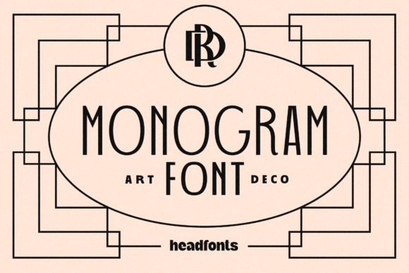 Download Art Deco Monogram - Deco Collection