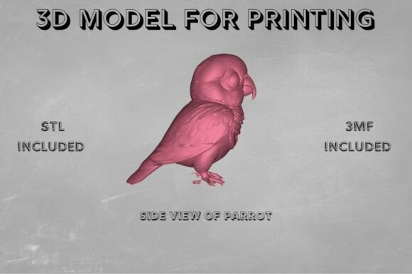Download 🐦 Parrot 3D Model for Printing - Premium Bundle