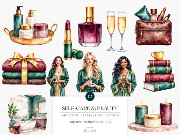 Download Art Deco Lifestyle, Self Care and Beauty - Deco Collection
