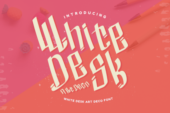 Download White Desk Art Deco - Deco Collection